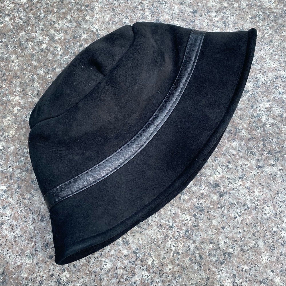 Vintage Grevi shearling sheepskin bucket hat